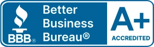 Better Business Bureau Accredited A+ Rating