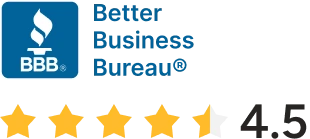 Better Business Bureau 4.5 Stars